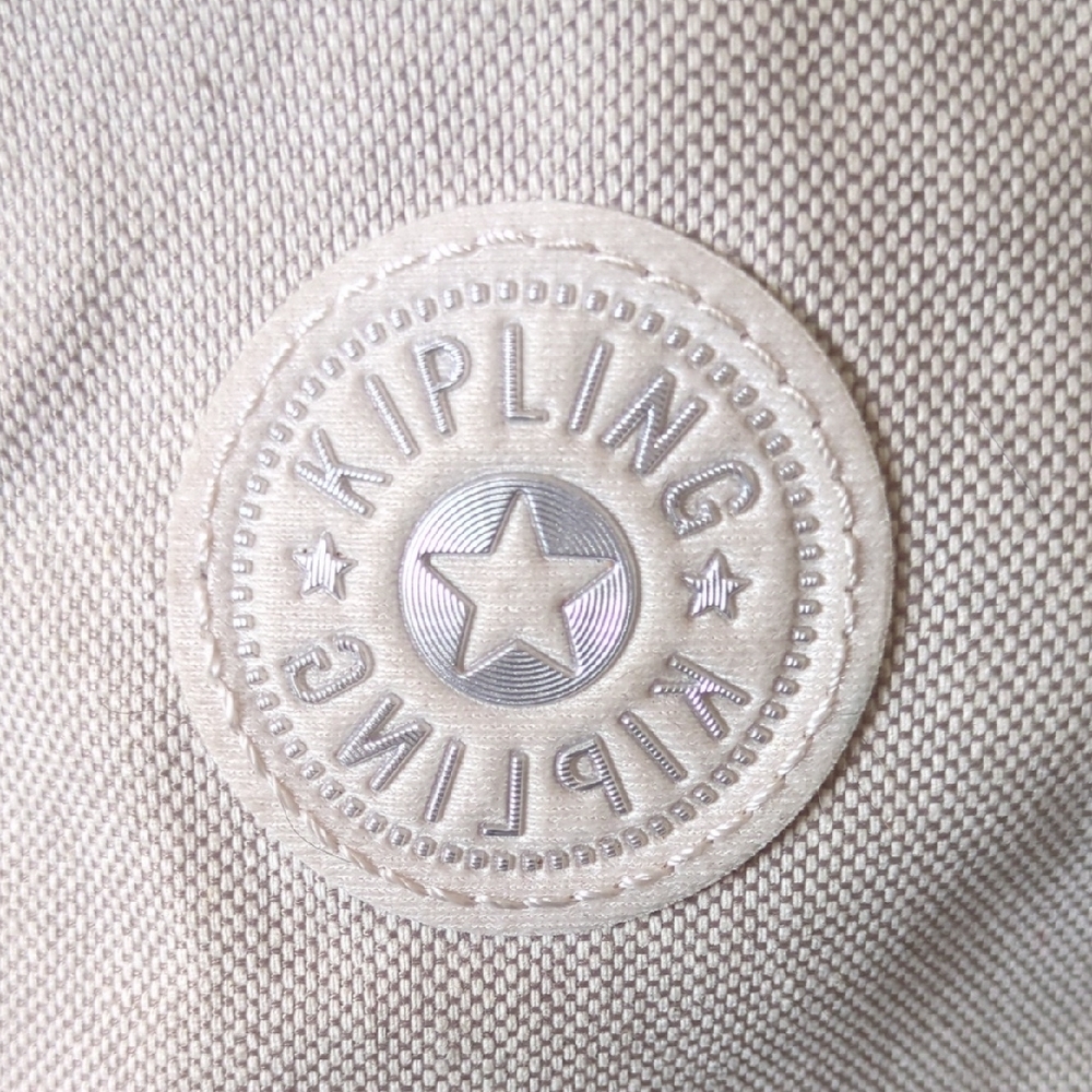 Kipling Beige Floral Embroidered Mini Backpack - Picture 6 of 10
